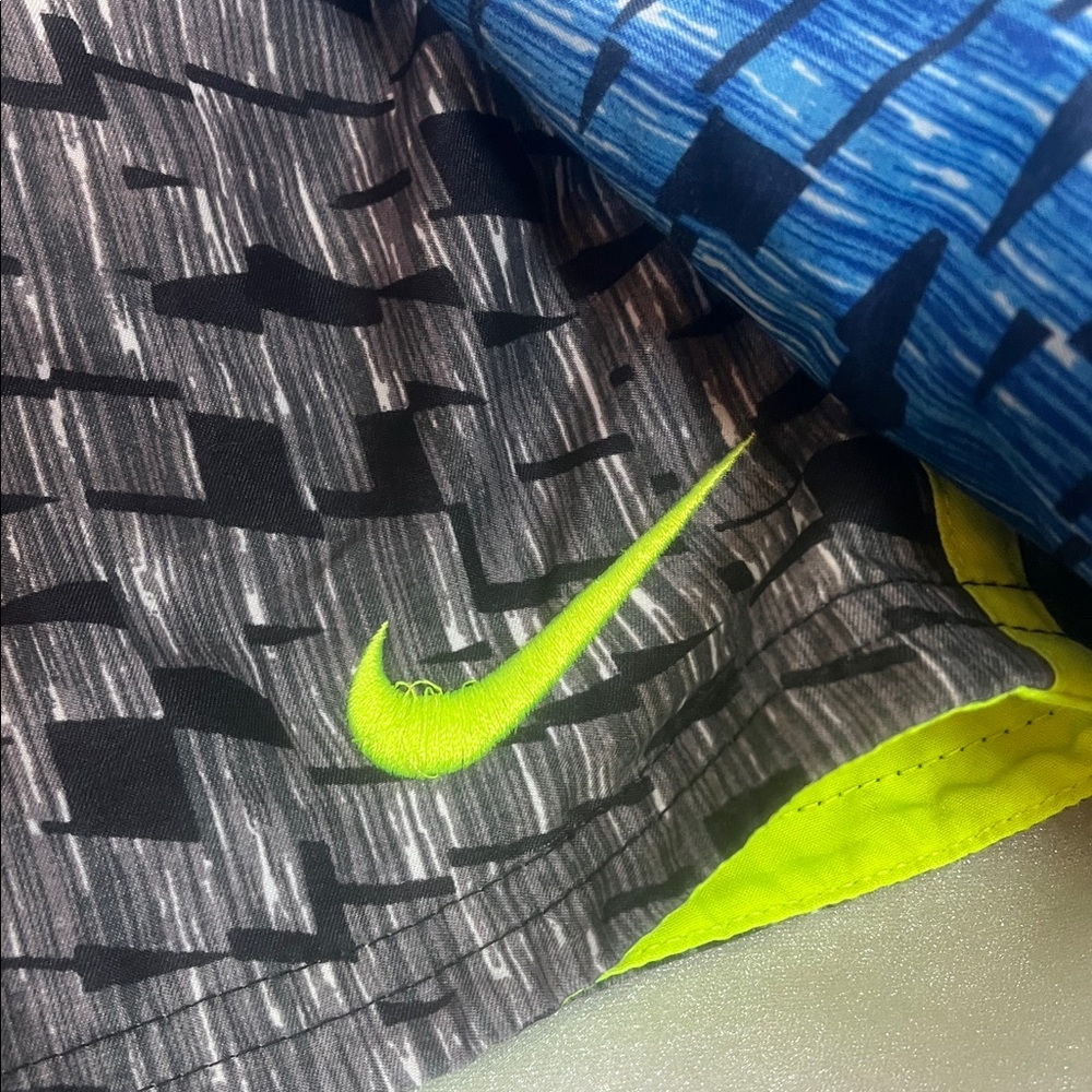 Two Pair Boys Nike Swim Trunks - Picture 2 of 4
